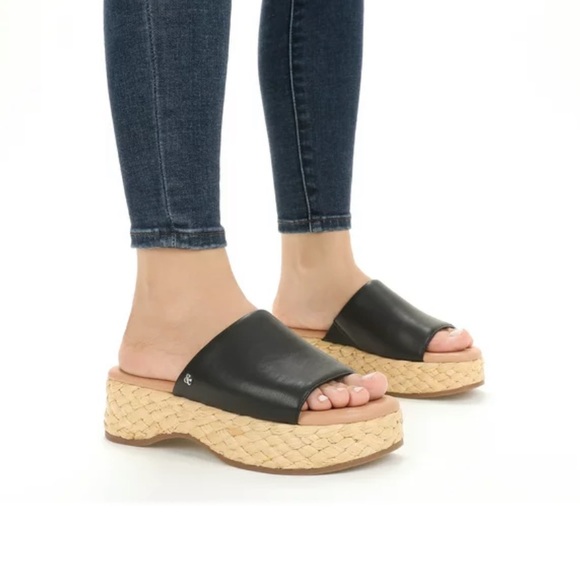 NWT! WITH BOX! Sam & Libby Women's Ingrid Espadrille Slide Sandal Size 9M - Picture 2 of 10
